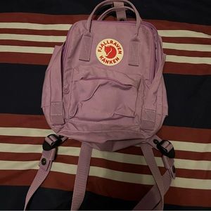 fjallraven kanken mini backpack purple